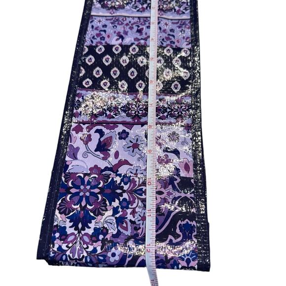 Vera Bradley Wine Gift Bags Set of 2 One Purple and One Blue.  NWOT - Picture 2 of 3